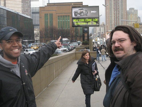 My first NYCC, with Matt. 2007.
